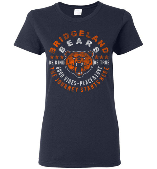 Bridgeland High School Bears Women's Navy T-shirt 16