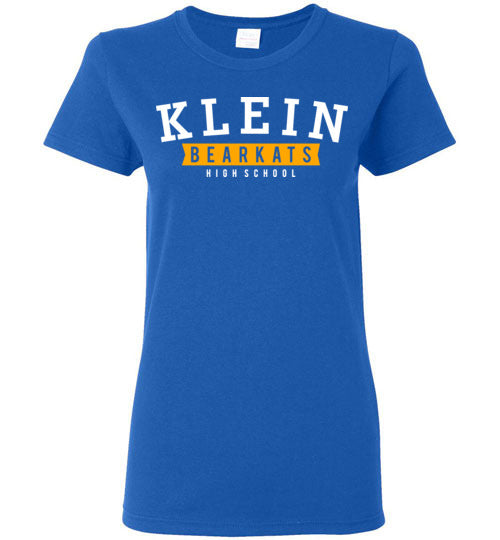 Klein High School Bearkats Women's Royal T-shirt 21