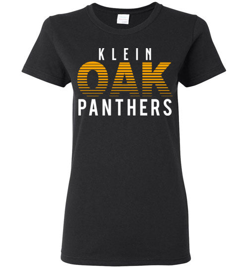 Klein Oak High School Panthers Women's Black T-shirt 24