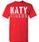 Katy High School Red Unisex T-shirt 17