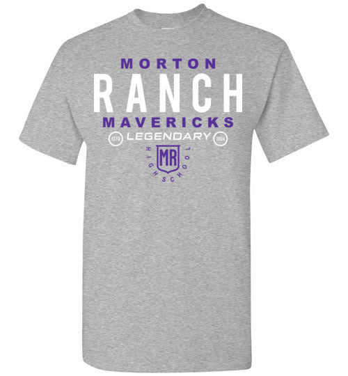 Morton Ranch High School Grey Unisex T-shirt 03