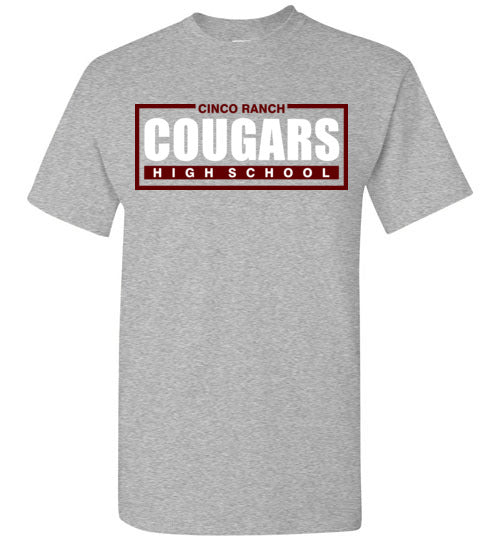 Cinco Ranch Cougars Grey Unisex T-shirt 49