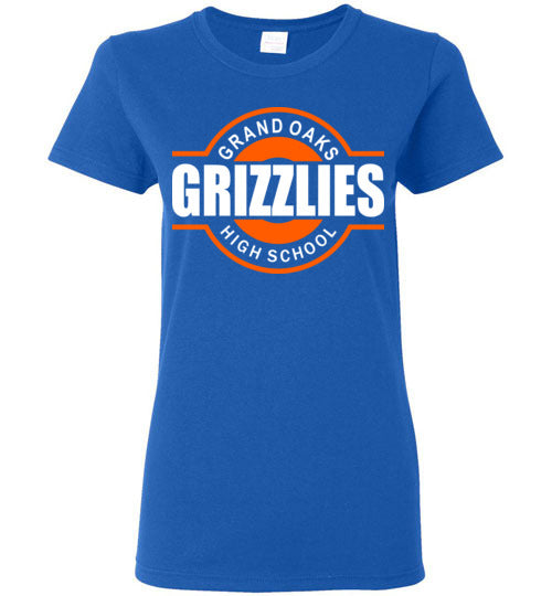 Grand Oaks High School Grizzlies Women's Royal T-shirt 11