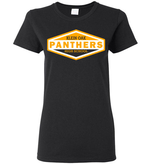 Klein Oak High School Panthers Women's Black T-shirt 09