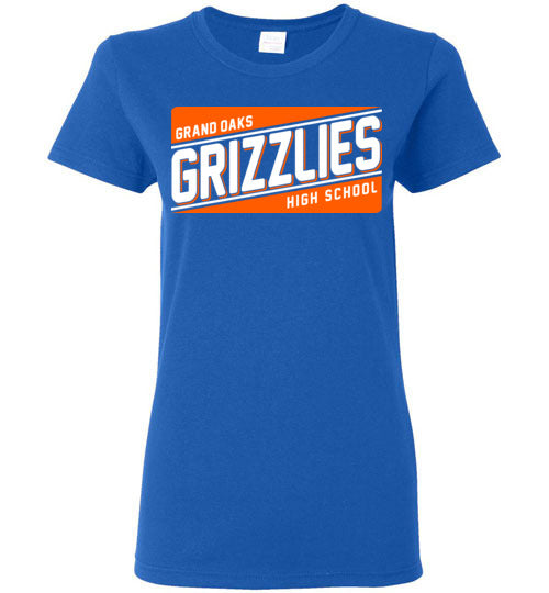 Grand Oaks High School Grizzlies Women's Royal T-shirt 84