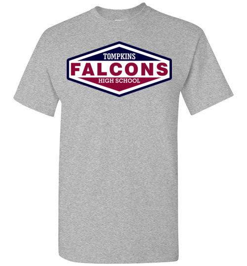 Tompkins High School Grey Unisex T-shirt 09