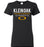 Klein Oak High School Panthers Women's Black T-shirt 03