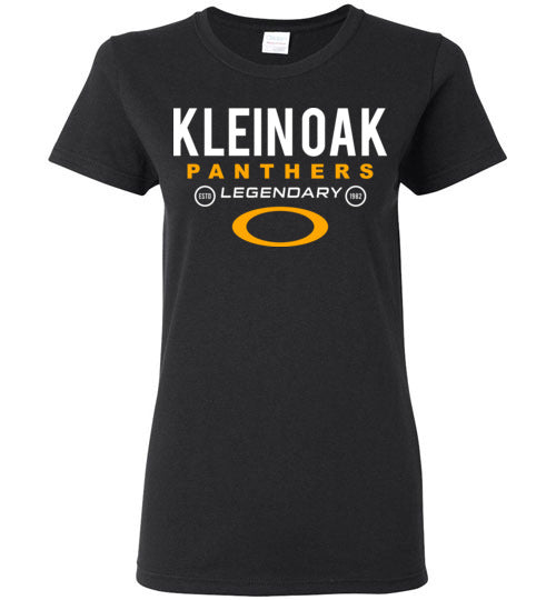 Klein Oak High School Panthers Women's Black T-shirt 03