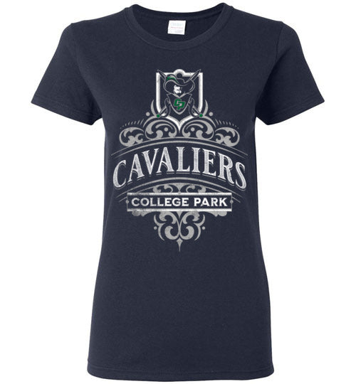 College Park High School Cavaliers Women's Navy T-shirt 218