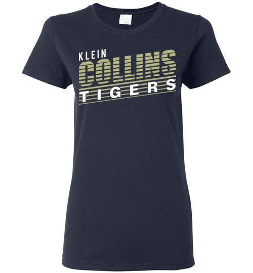 Klein Collins High School Tigers Navy Women's T-shirts 32