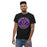 Man wearing a Morton Ranch High School Mavericks Classic Unisex Black T-shirt 209