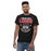 Man wearing Langham Creek High School Lobos Black Classic Unisex T-shirt 204