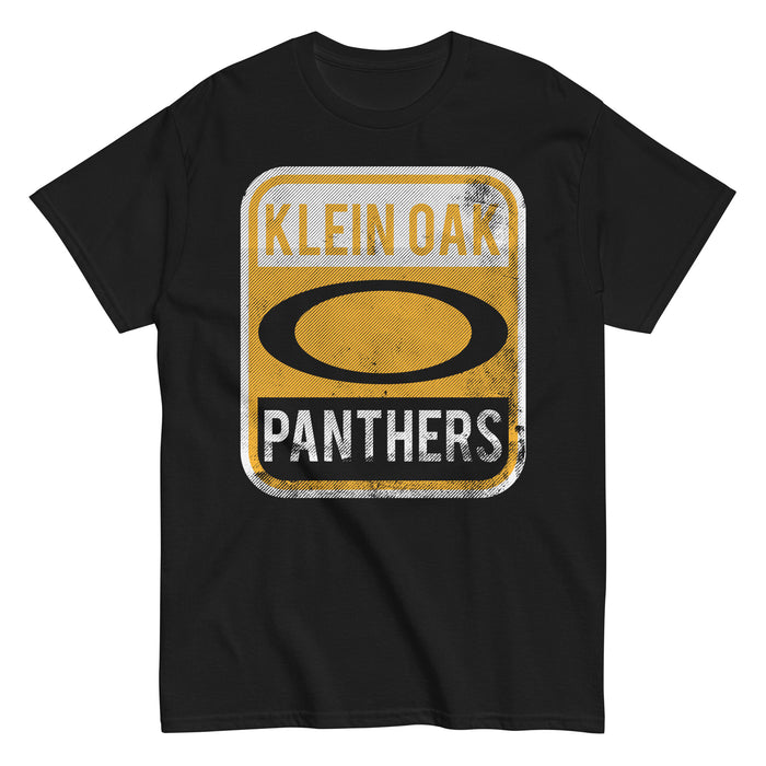 Klein Oak High School Panthers Classic Unisex Black T-shirt 01