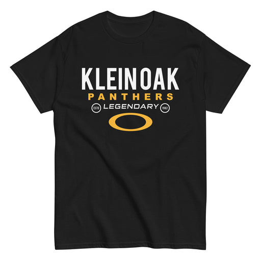 Klein Oak High School Panthers Classic Unisex Black T-shirt 03