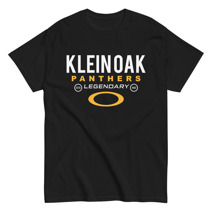 Klein Oak High School Panthers Classic Unisex Black T-shirt 03