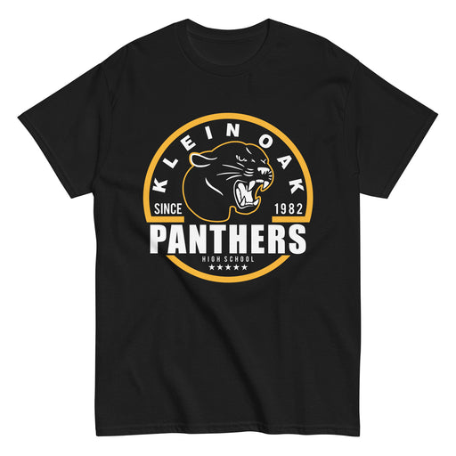 Klein Oak High School Panthers Classic Unisex Black T-shirt 04