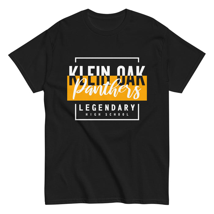 Klein Oak High School Panthers Classic Unisex Black T-shirt 05