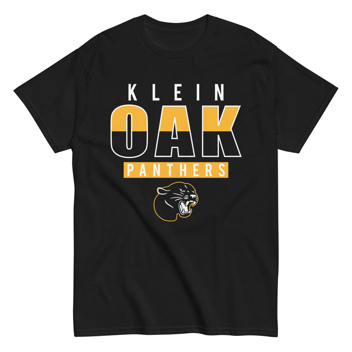 Klein Oak High School Panthers Classic Unisex Black T-shirt 23