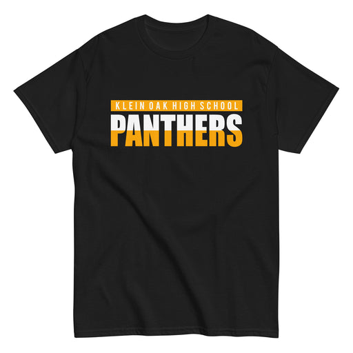 Klein Oak High School Panthers Classic Unisex Black T-shirt 25