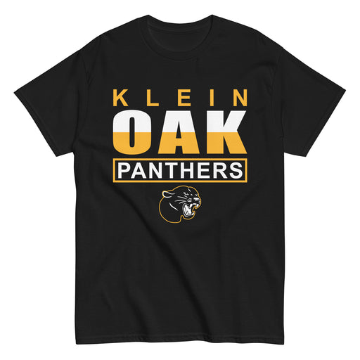 Klein Oak High School Panthers Classic Unisex Black T-shirt 29