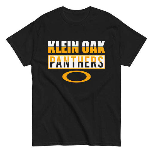 Klein Oak High School Panthers Classic Unisex Black T-shirt 31