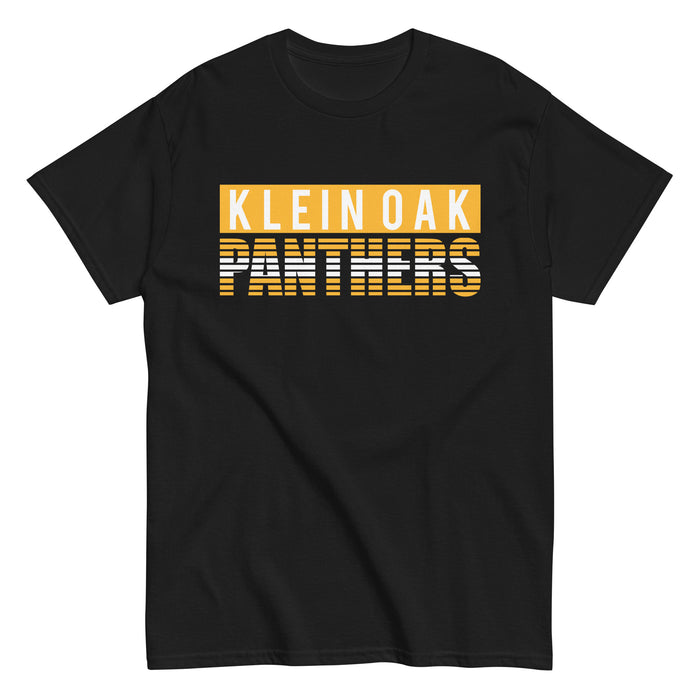 Klein Oak High School Panthers Classic Unisex Black T-shirt 35