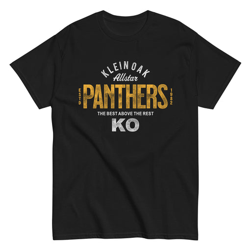 Klein Oak High School Panthers Classic Unisex Black T-shirt 40