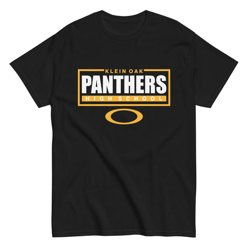 Klein Oak High School Panthers Classic Unisex Black T-shirt 49