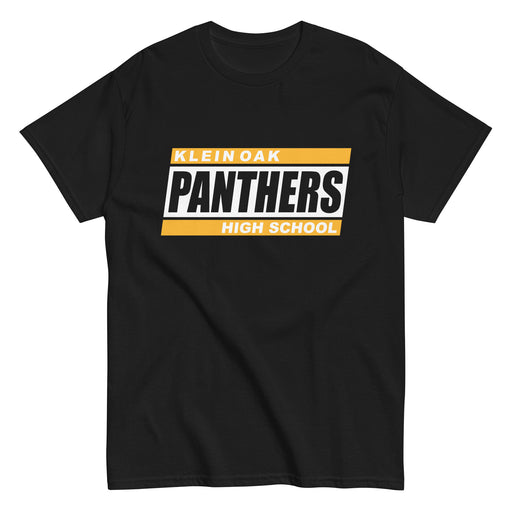 Klein Oak High School Panthers Classic Unisex Black T-shirt 72