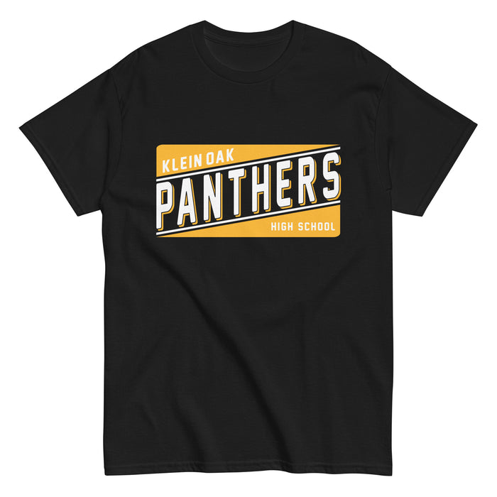 Klein Oak High School Panthers Classic Unisex Black T-shirt 84