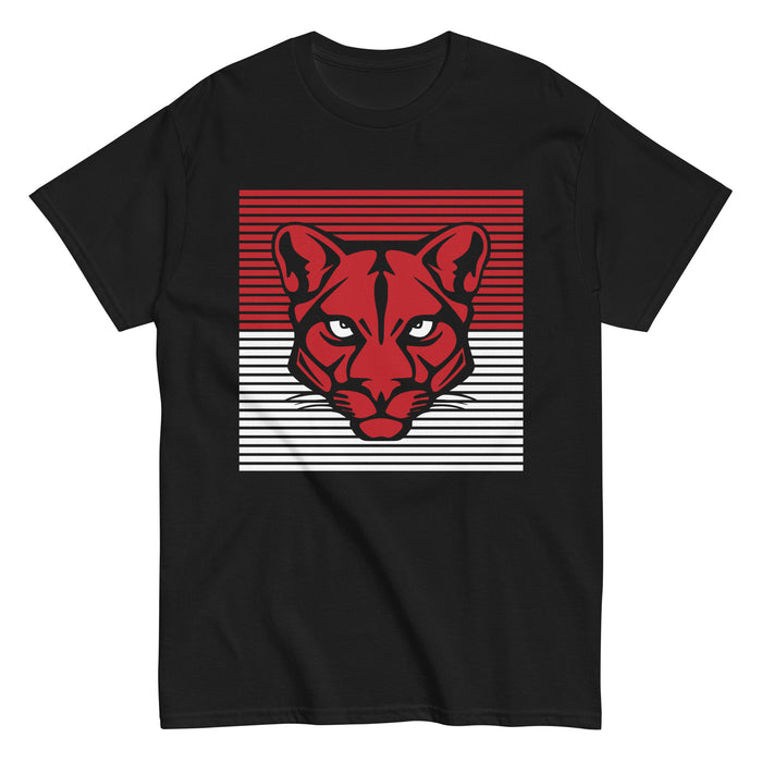 Tomball High School Cougars Classic Unisex Black T-shirt 27