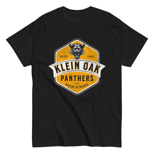 Klein Oak High School Panthers Classic Unisex Black T-shirt 214