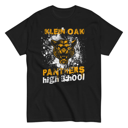 Klein Oak High School Panthers Classic Unisex Black T-shirt 216