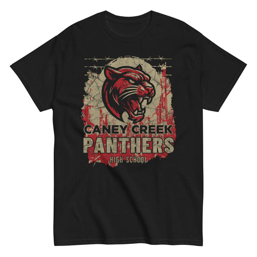 Caney Creek High School Panthers Black Classic Unisex T-shirt 202