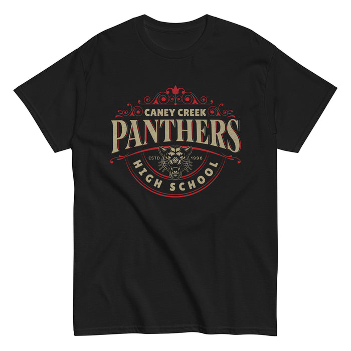 Caney Creek High School Panthers Black Classic Unisex T-shirt 213