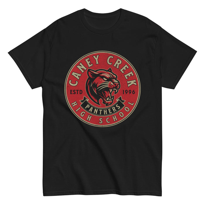 Caney Creek High School Panthers Black Classic Unisex T-shirt 215