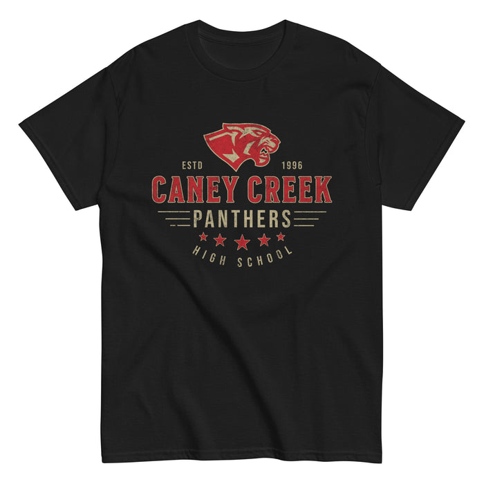 Caney Creek High School Panthers Black Classic Unisex T-shirt 217