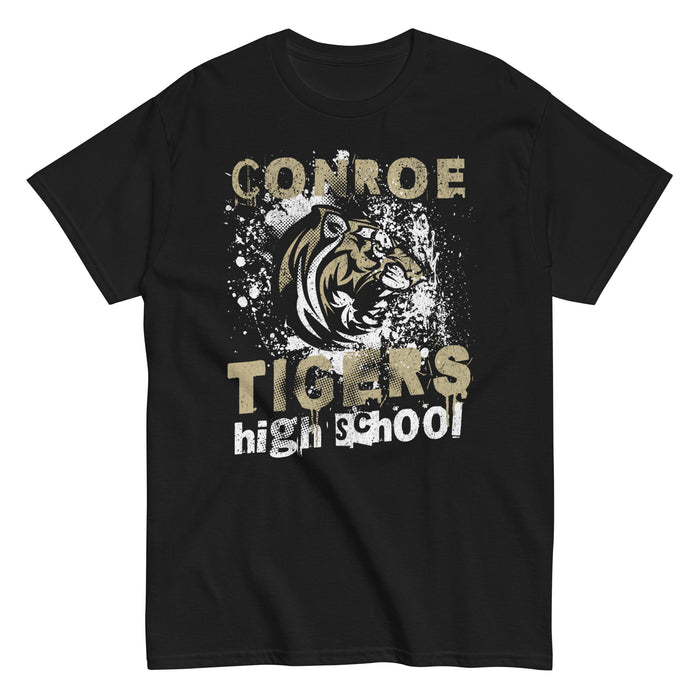 Conroe High School Tigers Black Classic Unisex T-shirt 205