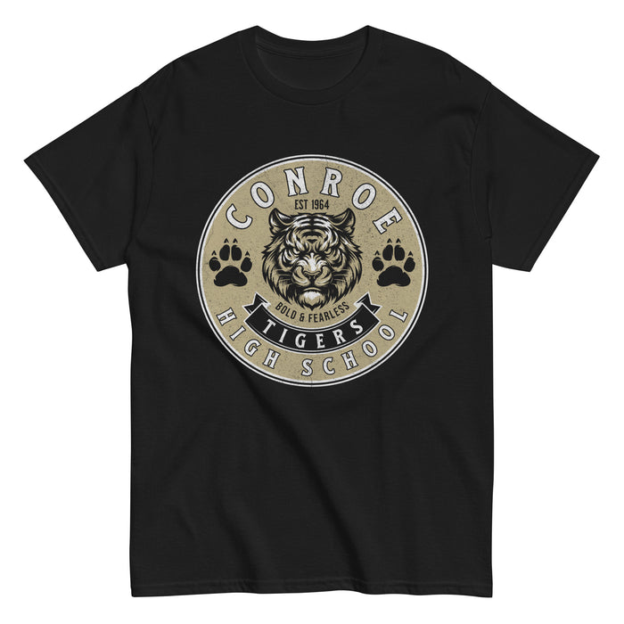 Conroe High School Tigers Black Classic Unisex T-shirt 215