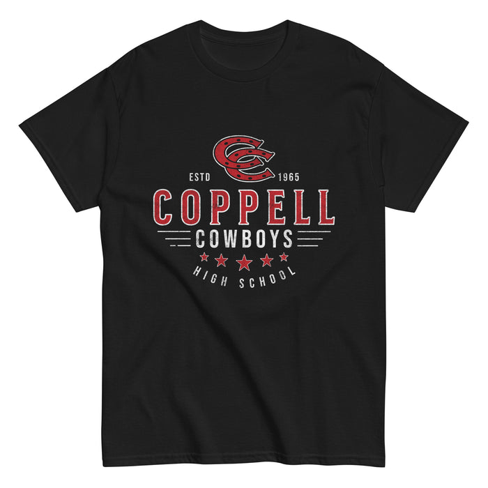 Coppell High School Cowboys Black Classic Unisex T-shirt 217