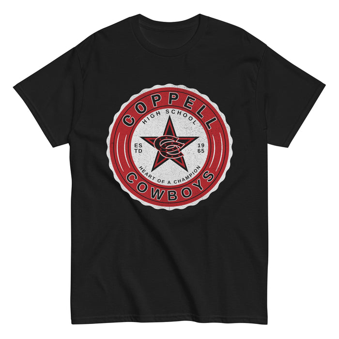 Coppell High School Cowboys Black Classic Unisex T-shirt 218