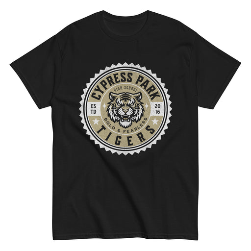 Cypress Park High School Tigers Black Classic Unisex T-shirt 203