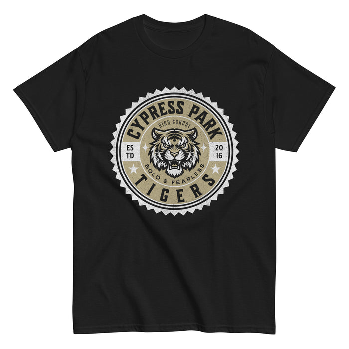 Cypress Park High School Tigers Black Classic Unisex T-shirt 203