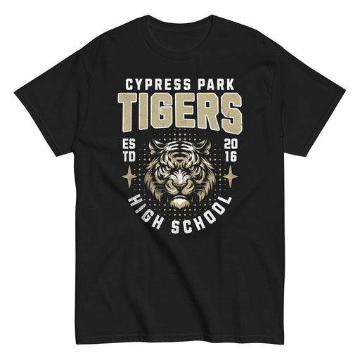 Cypress Park High School Tigers Black Classic Unisex T-shirt 204