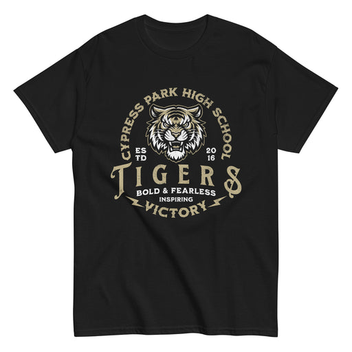 Cypress Park High School Tigers Black Classic Unisex T-shirt 206