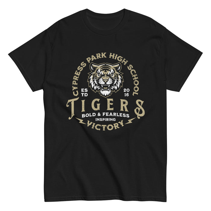 Cypress Park High School Tigers Black Classic Unisex T-shirt 206