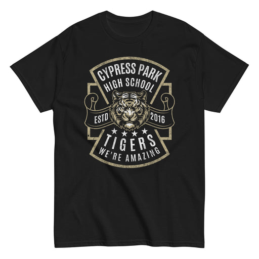 Cypress Park High School Tigers Black Classic Unisex T-shirt 207