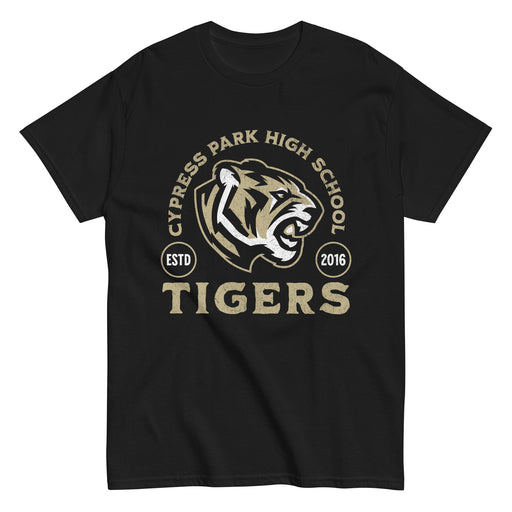 Cypress Park High School Tigers Black Classic Unisex T-shirt 208