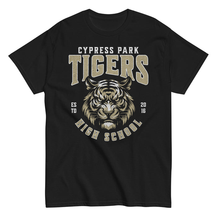 Cypress Park High School Tigers Black Classic Unisex T-shirt 213