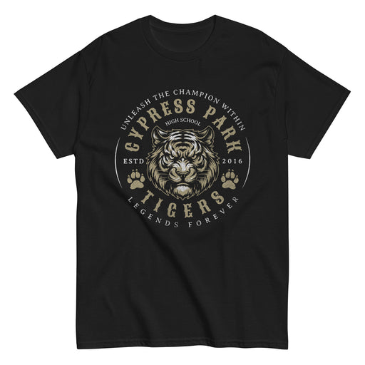 Cypress Park High School Tigers Black Classic Unisex T-shirt 214